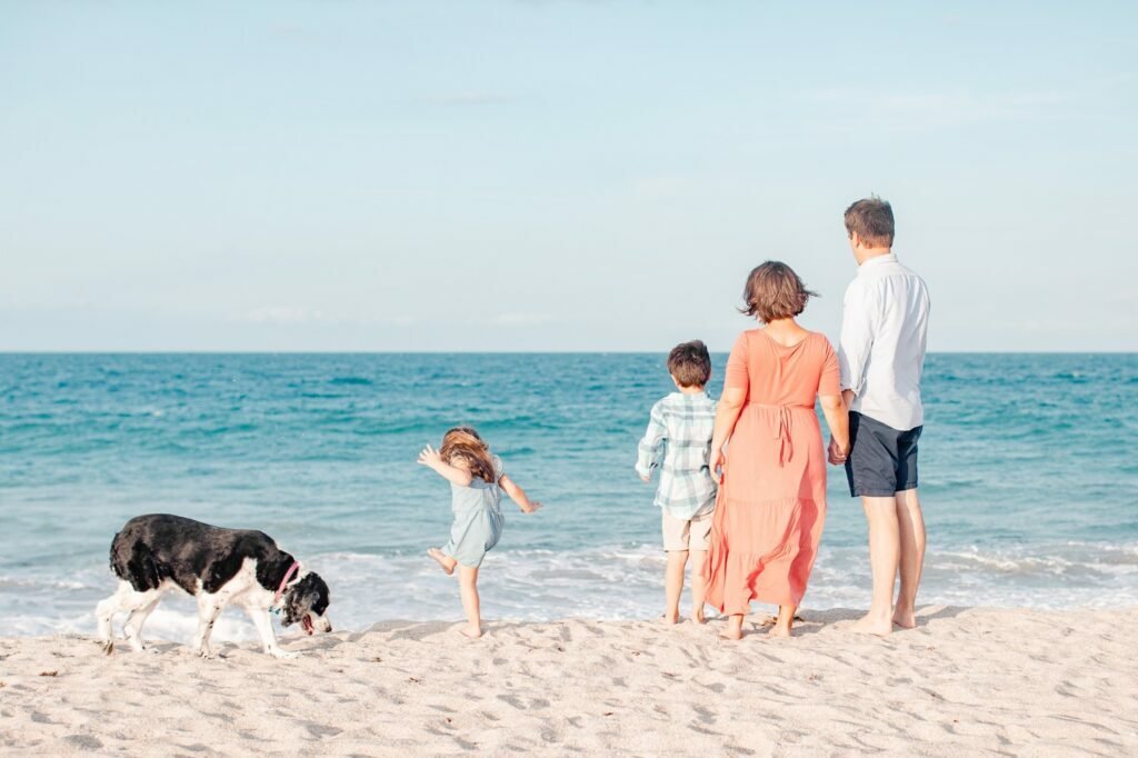 family photos with dog at The beach.jpg